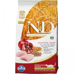 Image farmina N&D Low Grain Cat Chicken & Pomegranate Neutered - 1,5 кг