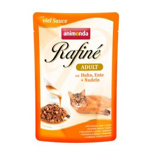 Image animonda Паучи Rafine Soupe Adult с курицей, уткой и пастой для взрослых кошек 100 г х 12 шт