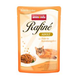 Image animonda Паучи Rafine Soupe Adult с индейкой в морковном желе для взрослых кошек 100 г х 12 шт