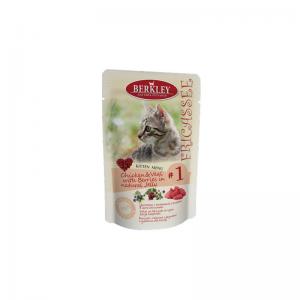 Image berkley Fricassee Kitten Menu Chicken & Veal with Berries in natural Jelly № 1