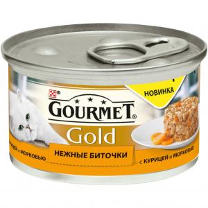 Image gourmet Gold нежные биточки с курицей и морковью