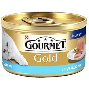 Image gourmet Gold Mousse Tuna Паштет для кошек с тунцом 85 г х 12 шт