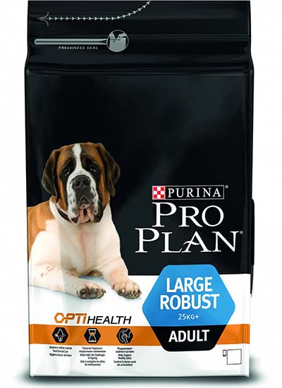 Image purina Pro Plan Сухой корм для взрослых собак крупных пород с курицей Adult Large Breed Robust Opti Health (14 кг)