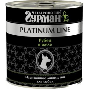 Image четвероногий Гурман Platinum line рубец говяжий в желе