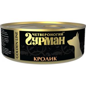 Image четвероногий Гурман Консервы для щенков с сердцем &quot;Мясное ассорти&quot; (100 г)