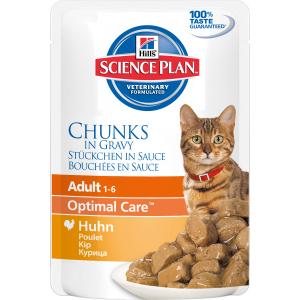 Image hill's Science Plan Optimal Care пауч для кошек от 1 до 6 лет с индейкой 85 г х 12 шт