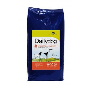 Image dailyDog Adult Medium and Large Breed с индейкой и ячменем - 20 кг