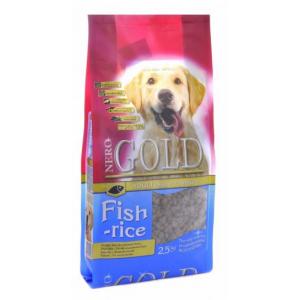 Image nero gold fish&rice 24/13 для взрослых собак рыбный коктейль, рис и овощи 12 кг