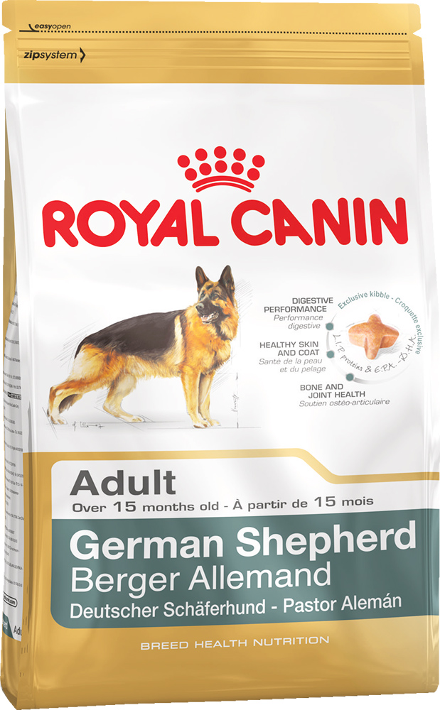 Image сухой корм для собак Royal Canin German Shepherd Adult 3 кг