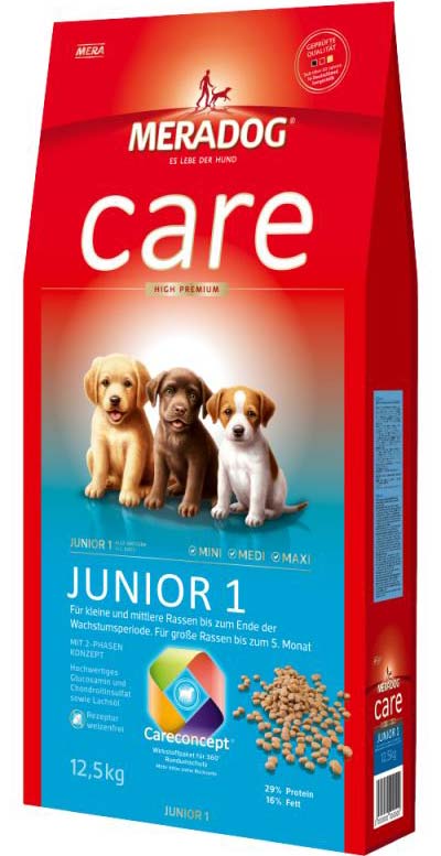 Image meradog HIGH PREMIUM Сухой корм для щенков Junior 1 (12,5 кг)