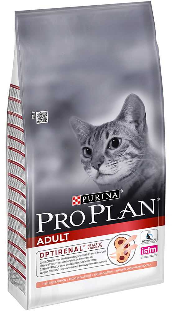 Image сухой корм для кошек Purina Pro Plan Adult Feline Salmon 10 кг