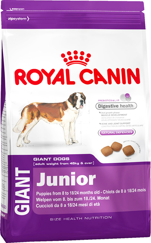 Image сухой корм для собак Royal Canin Giant Junior с 8-24 месяцев 4 кг