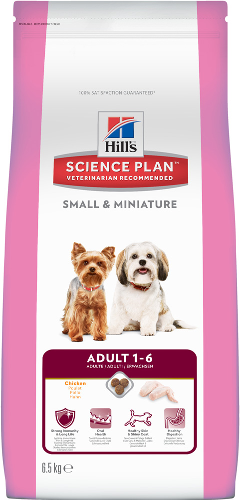 Image сухой корм для собак Hills Science Plan Canine Adult Small & Miniature Chicken & Turkey 6,5 кг