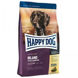 Image сухой корм Happy Dog Supreme Sensible Irland для взрослых собак с мясом лосося и кролика - 4 кг