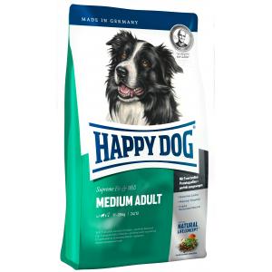 Image сухой корм Happy Dog Supreme Fit & Well Medium Adult для взрослых собак средних пород с птицей и лососем - 4 кг