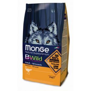 Image monge BWild Dog Adult Ostrich - 2 кг