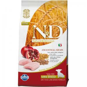 Image farmina N&D Low Grain Dog Chicken & Pomegranate Puppy Mini - 2,5 кг