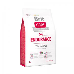 Image сухой корм Brit Care Endurance Duck & Rice для активных собак всех пород с уткой и рисом - 3 кг