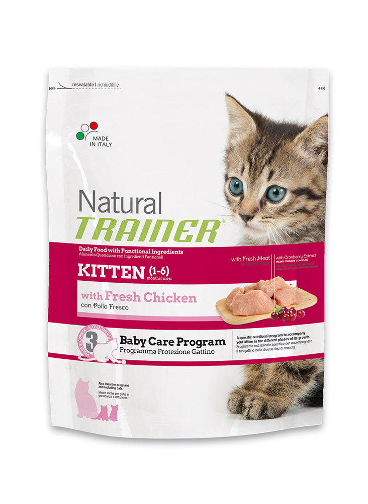 Image сухой корм для кошек Trainer Natural Kitten 1,5 кг