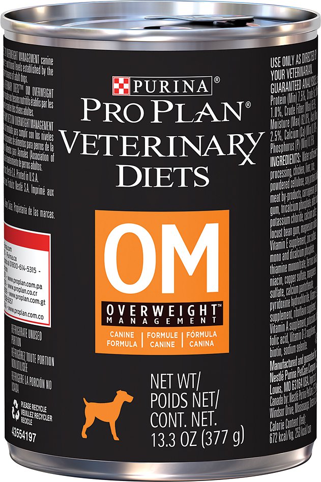 Image влажный корм Purina Veterinary Diets Canine OM Overweight диета для собак 0,4 кг