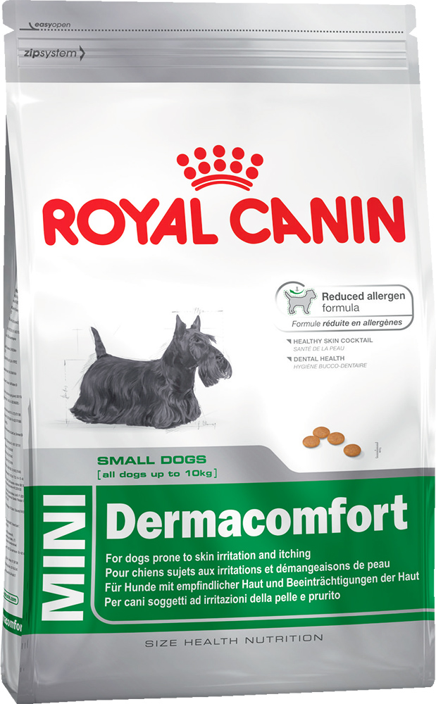 Image сухой корм для собак Royal Canin Mini Dermacomfort 4 кг