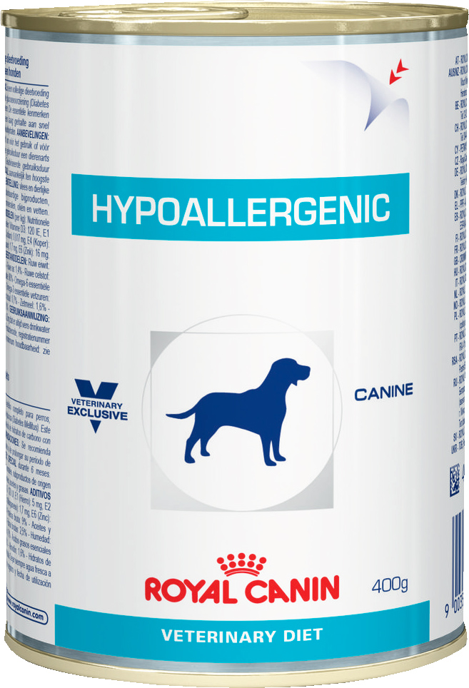 Image влажный корм Royal Canin Hypoallergenic сanine диета для собак 0,4 кг