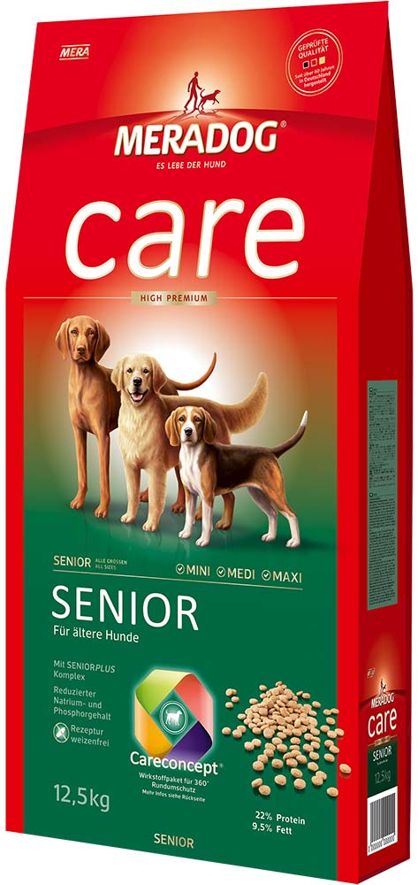 Image meradog HIGH PREMIUM Сухой корм для стареющих собак старше 6 лет &quot;Запах, стоп&quot; Senior Odor-Stop (12,5 кг)