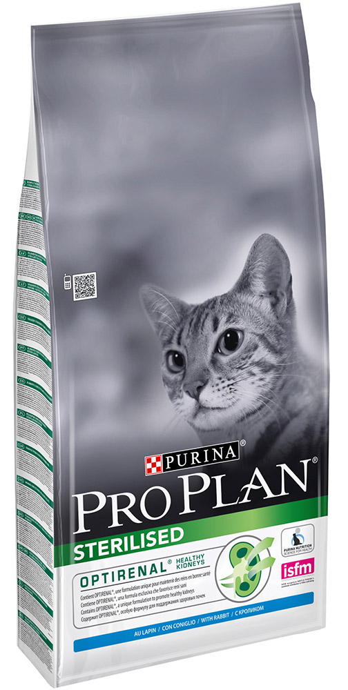 Image сухой корм для кошек Purina Pro Plan Sterilised Feline Rabbit 10 кг