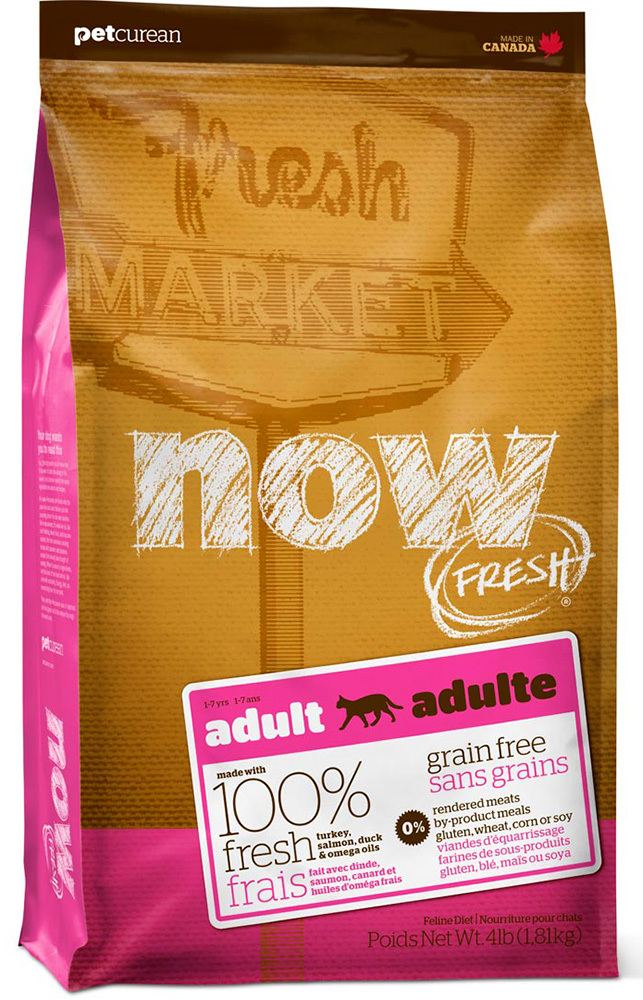 Image сухой корм для кошек Now FRESH Grain Free Adult Cat Food 7,26 кг