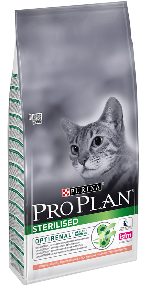 Image сухой корм для кошек Purina Pro Plan Sterilised Feline Salmon 10 кг