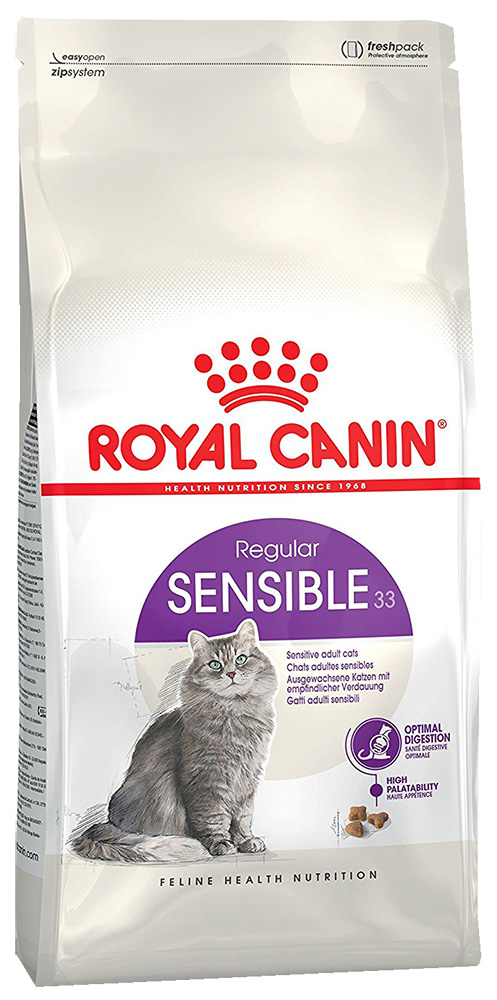 Image сухой корм для кошек Royal Canin Sensible 33 0,4 кг