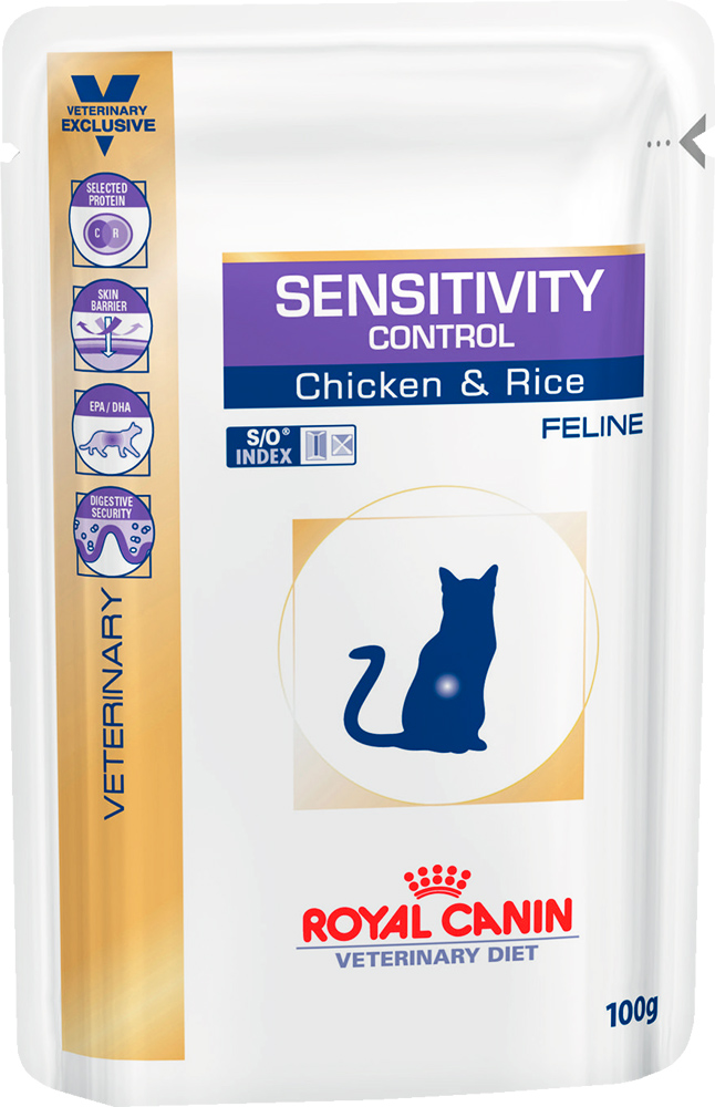 Image влажный корм Royal Canin Gastro Intestinal Moderate Calorie пауч диета для кошек 0,1 кг