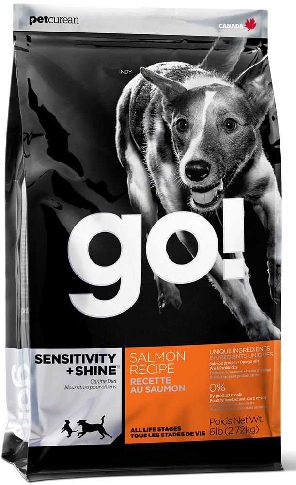 Image сухой корм для собак Go! Sensitivity + Shine Salmon Dog Recipe 5,45 кг