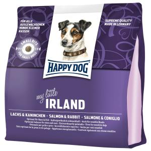 Image сухой корм Happy Dog Supreme Mini Irland для взрослых собак мелких пород с особыми потребностями с мясом лосося и кролика - 1 кг