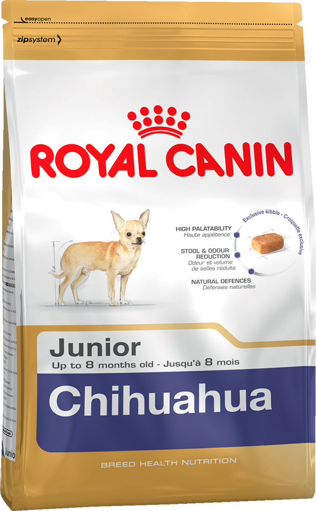 Image сухой корм для собак Royal Canin Chihuahua Junior 0,5 кг