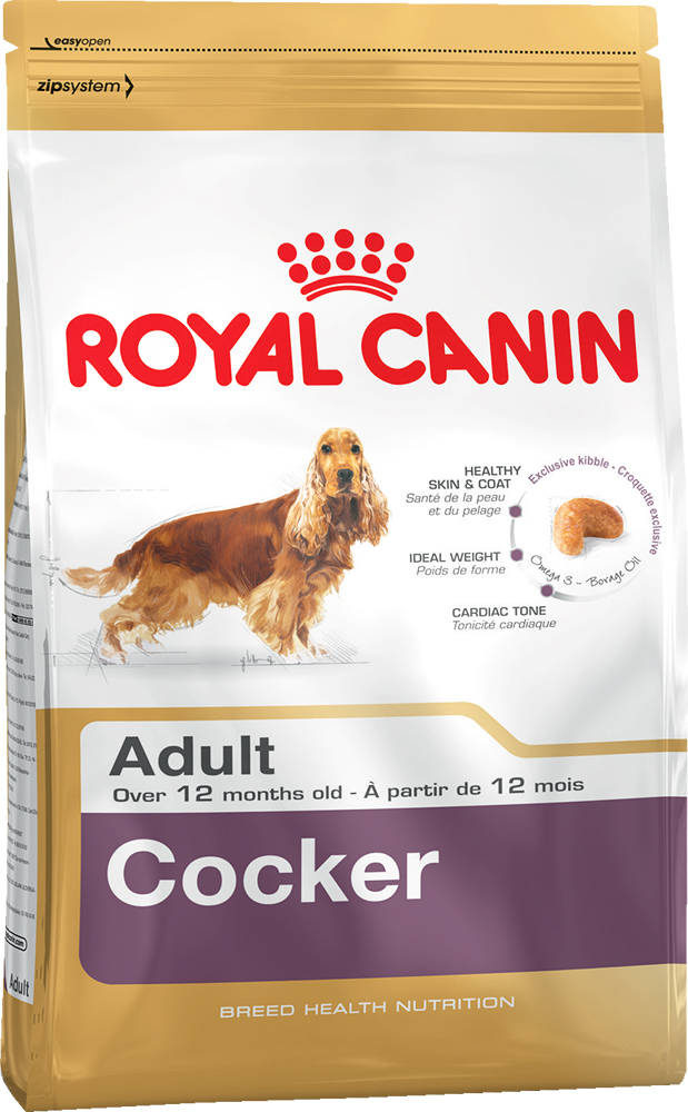 Image сухой корм для собак Royal Canin Cocker Adult 3 кг