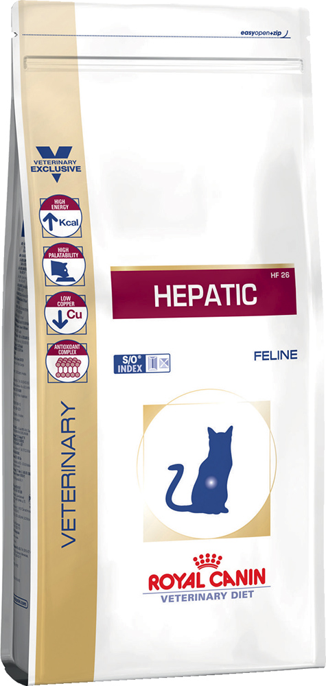 Image сухой корм Royal Canin Hepatic HF26 диета для кошек 0,5 кг