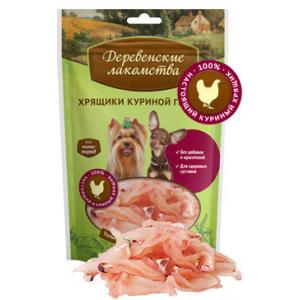 Image ДЕРЕВЕНСКИЕ ЛАКОМСТВА для мини-пород Хрящики куриной грудки 30 гр