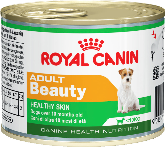 Image влажный корм для собак Royal Canin Adult Beauty поддержание здоровья кожи и шерсти 0,195 кг