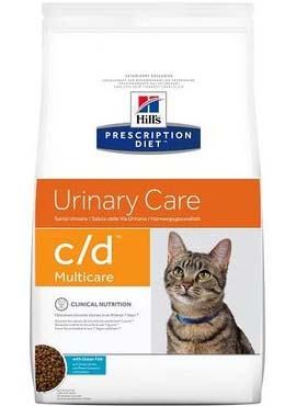 Image hill's Prescription Diet Сухой корм для кошек при профилактике МКБ с океанической рыбой Feline c/d Multicare Urinary Care (1,5 кг)