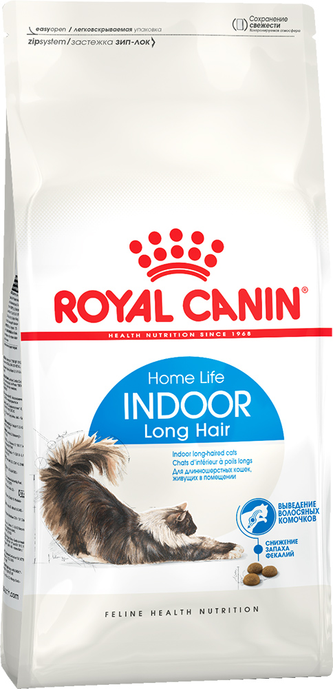 Image сухой корм для кошек Royal Canin Indoor Long Hair 35 10 кг