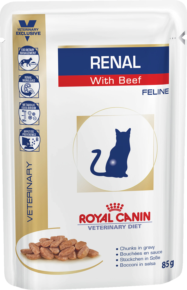 Image влажный корм Royal Canin Gastro Intestinal Moderate Calorie пауч диета для кошек 0,1 кг