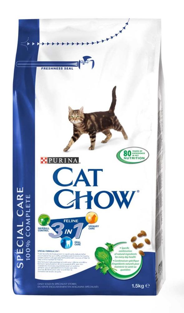 Image сухой корм для кошек Cat Chow Special Care 3 в 1 15 кг