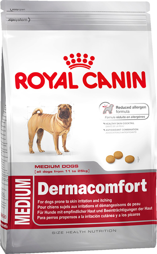 Image сухой корм для собак Royal Canin Medium Dermacomfort 3 кг