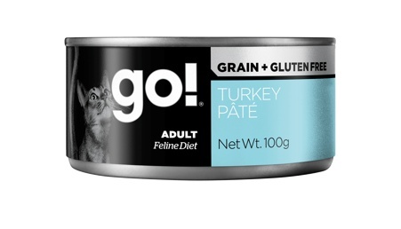 Image go! Natural Консервы беззерновые для кошек с индейкой Grain Free Turkey Pate (100 г)