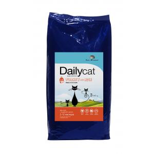 Image сухой корм DailyCat Adult Turkey & Rice для взрослых кошек с индейкой и рисом - 1.5 кг