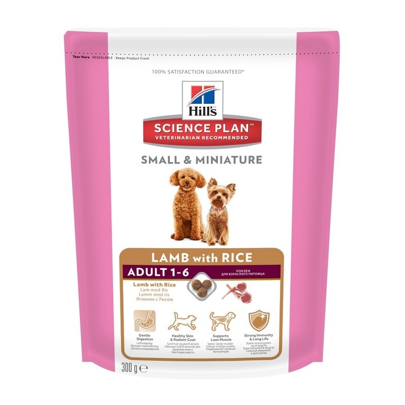 Image hill's Science Plan Сухой корм для собак мелких и миниатюрных пород с ягненком Adult Small&Miniature Lamb&Rice (1,5 кг)