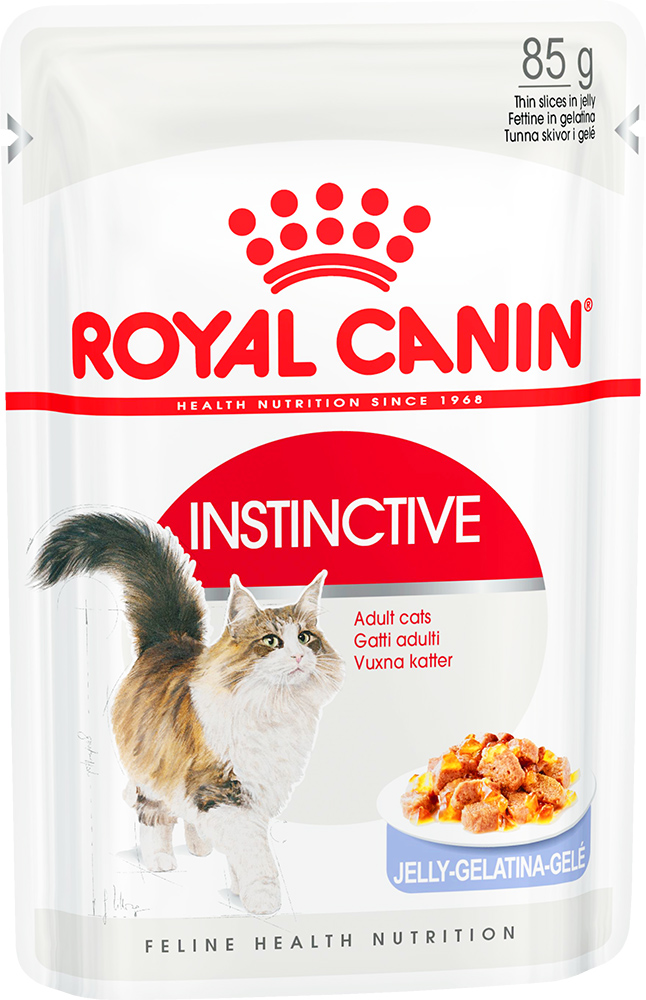 Image влажный корм для кошек Royal Canin Instinctive Jelly 12 шт 0,085 кг