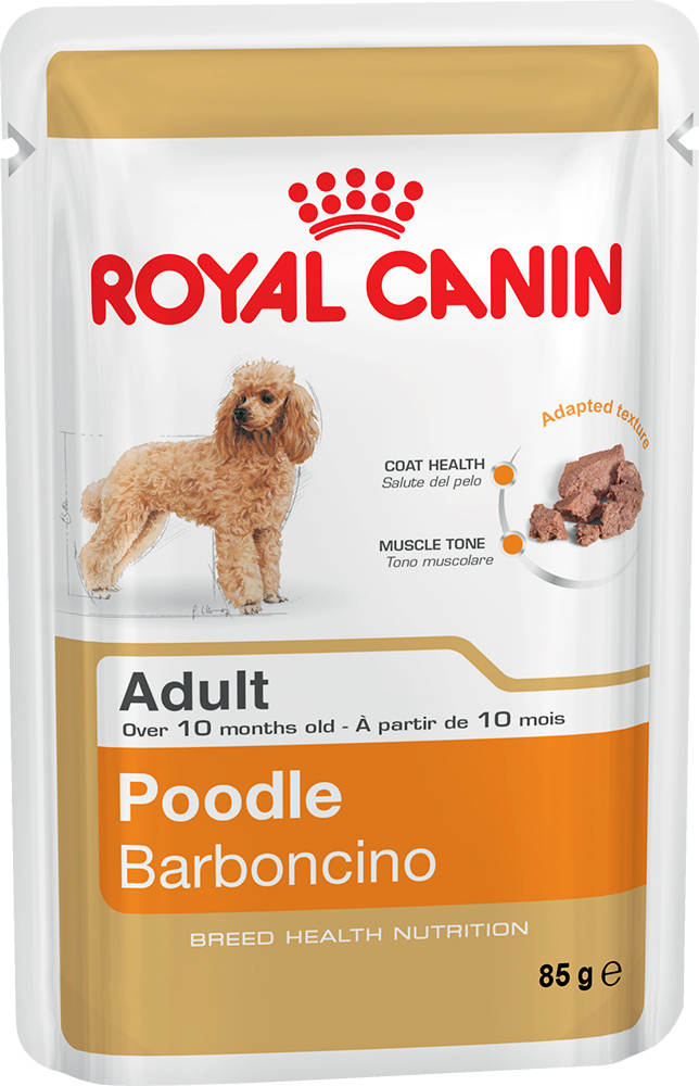 Image влажный корм для собак Royal Canin Poodle Adult пауч 12 шт 0,085 кг