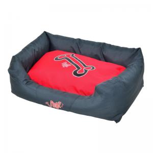 Image midWest лежанка Pet Bed меховая 61х46 см серая